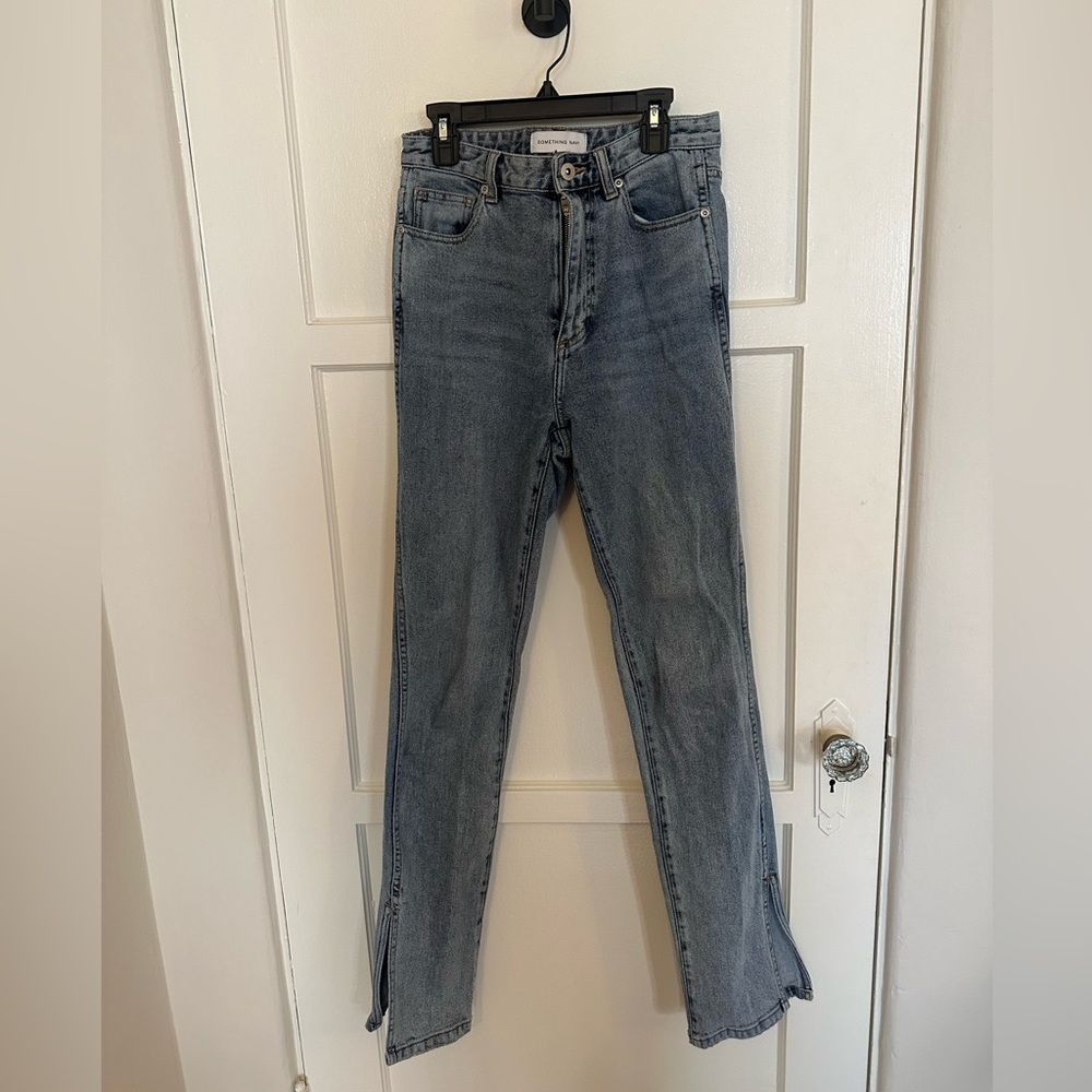 Something Navy Nina Denim in light blue size 4